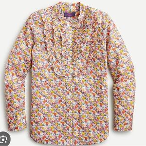 J.Crew Liberty Floral Long Sleeve Blouse XS